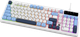 Клавиатура проводная Ajazz AF98 USB White-Blue (AF98-GB) - изображение 3