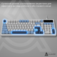 Клавиатура проводная Ajazz AF98 USB White-Blue (AF98-GB) - изображение 13