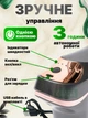 Компактний ручний масажний пістолет потужний бездротовий, 5 режимів, 6 насадок, перкусійний масажер, Сірий - зображення 2