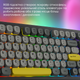 Клавиатура беспроводная Ajazz AF98 Plus Wireless/Bluetooth/USB Black-Grey-Yellow (AF98-PLUS-BGY) - изображение 9