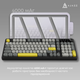 Клавиатура беспроводная Ajazz AF98 Plus Wireless/Bluetooth/USB Black-Grey-Yellow (AF98-PLUS-BGY) - изображение 10