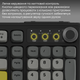 Клавиатура беспроводная Ajazz AF98 Plus Wireless/Bluetooth/USB Black-Grey-Yellow (AF98-PLUS-BGY) - изображение 11