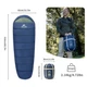 Спальник с капюшоном Naturehike MJ600 CNK2300SD014, темно-голубой - изображение 2