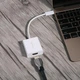 Адаптер Ugreen HDMI - USB Type-C (F/M), White (40273) - зображення 4