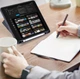 Чохол з тримачем для стилуса Logfer для iPad Air 4 10.9" (2020) золотий - зображення 2