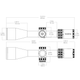 Приціл оптичний Vector Optics Grizzly 2.5-15x50 (30 мм) HD SFP підсвітка G4 Fiber Dot SCOM-48 - зображення 4