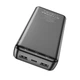 USB Tipe-C Power Bank Hoco 20000mah Компактний повербанк для телефону планшета роутера J100A Black - зображення 3