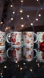 Глітерна керамічна чашка "Щасливого Різдва" (Merry Christmas) 330 мл (11 унцій) Chaban_Souvenir срібна з Санта Клаусом/Святим Миколаєм/Дідом Морозом та побажанням GL_S_NG014 - зображення 3