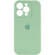 Чохол Silicone Premium case з захистом камери для iPhone 16 Pro Full Camera Protective spearmint 2278 - изображение 1