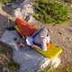 Надувной туристический коврик Big Agnes Divide 20x72 Regular warm olive (100083770) - изображение 1
