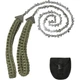 Пила ручна по дереву ланцюгова туристична BaseCamp Paracord Saw Black (100050505) - зображення 1