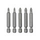 Набір викруткових насадок, PH1, PH2, PZ1, PZ2, 1/4"×50 мм, ACR, S2, 5 од., STORM INTERTOOL VT-0205 - зображення 3