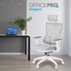 Крісло офісне OfficePro Elegant OC600-W-LG-LG - изображение 9