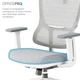 Крісло офісне OfficePro Elegant OC600-W-LG-LG - изображение 15