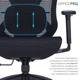 Крісло офісне Officepro Atlas OC630-B-B-B - изображение 10