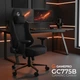 Крісло ігрове GamePro GC775B Fabric Black - изображение 9