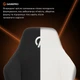 Крісло ігрове GamePro GC775B Fabric Black - изображение 15