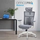 Крісло офісне OfficePro Balance OC620-W-DG-DG - зображення 7