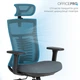 Крісло офісне OfficePro Balance OC550-B-DG-DG - изображение 10