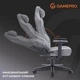 Крісло ігрове GamePro FGC750DG Fabric Dark Gray - изображение 15
