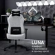 Крісло ігрове Anda Seat Luna L Grey Fabric Size L - изображение 10
