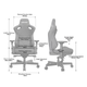 Крісло ігрове Anda Seat Kaiser 2 White Size XL - изображение 12