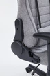 Крісло ігрове GamePro GC575FG Fabric Gray - изображение 11