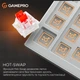 Дротова механічна клавіатура GamePro Genesis Joker (MK124W) 87% Red switches - зображення 13
