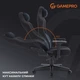 Крісло ігрове GamePro FGC750B Fabric Black - изображение 14