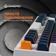 Дротова механічна клавіатура GamePro MK180W (Red) з Hot-Swap RGB White - зображення 15