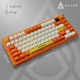 Бездротова механічна клавіатура Ajazz AK820 MAX Avocado Switch Orange-White Theme-RGB--With Screen - зображення 13