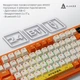 Бездротова механічна клавіатура Ajazz AK820 MAX Avocado Switch Orange-White Theme-RGB--With Screen - зображення 8