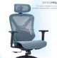 Офисное кресло для персонала OfficePro Atlas Black/Dark Gray (OC630-B-DG-DG) - изображение 8