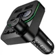 Автомобильное зарядное устройство FM модулятор Borofone BC61 Ocean 45W (1USB-A/1C) (Black) (243643) - изображение 3