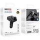 Автомобильное зарядное устройство FM модулятор Borofone BC61 Ocean 45W (1USB-A/1C) (Black) (243643) - изображение 5