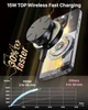 Автомобильный беспроводной зарядный держатель YOSH MagSafe 15W для панели приборов - изображение 5