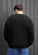 Свитшот мужской стаф черный с отражающими элементами оверсайз Staff ic black reflective oversize M (375670) - изображение 2