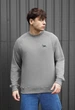 Чоловічий Світшот Стаф Сірий Однотонний З Логотипом Staff Gray Logo XL (375658) - зображення 1