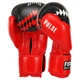 Перчатки боксерские кожаные на липучке Fistrage Fight Gear 7828 размер 10 унций Red-Black - изображение 2