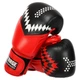Перчатки боксерские кожаные на липучке Fistrage Fight Gear 7828 размер 10 унций Red-Black - изображение 3