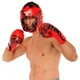Перчатки боксерские кожаные на липучке Fistrage Fight Gear 79211 размер 12 унций Red-Black - изображение 7
