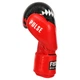 Перчатки боксерские кожаные на липучке Fistrage Fight Gear 7828 размер 10 унций Red-Black - изображение 4