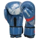 Перчатки боксерские кожаные на липучке Fistrage Fight Gear 7804 размер 14 унций Blue-Red - изображение 2