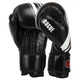Перчатки боксерские кожаные на липучке Fistrage Fight Gear 7862 размер 12 унций Black-White - изображение 2