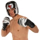 Перчатки боксерские кожаные на липучке Fistrage Fight Gear 7862 размер 12 унций Black-White - изображение 7