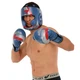 Перчатки боксерские кожаные на липучке Fistrage Fight Gear 7804 размер 14 унций Blue-Red - изображение 8