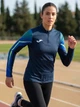 Спортивная кофта женская Joma Elite XI 902253.317 M Темно-синяя с салатовым (8445954712869) - изображение 5