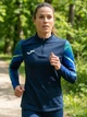 Спортивная кофта женская Joma Elite XI 902253.317 M Темно-синяя с салатовым (8445954712869) - изображение 6