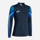 Спортивная кофта женская Joma Elite XI 902253.317 M Темно-синяя с салатовым (8445954712869) - изображение 9