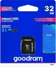 Карта пам'яті microSDHC 32GB Goodram Class 10 UHS-I U1 + SD-adapter (M1AA-0320R12) - изображение 2